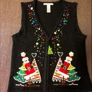 Vintage Tacky/Ugly Christmas Sweater Vest